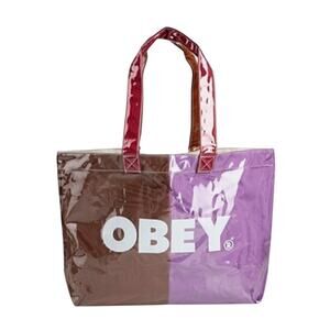 OBEY Corduroy PVC Tote color blocked multicolored